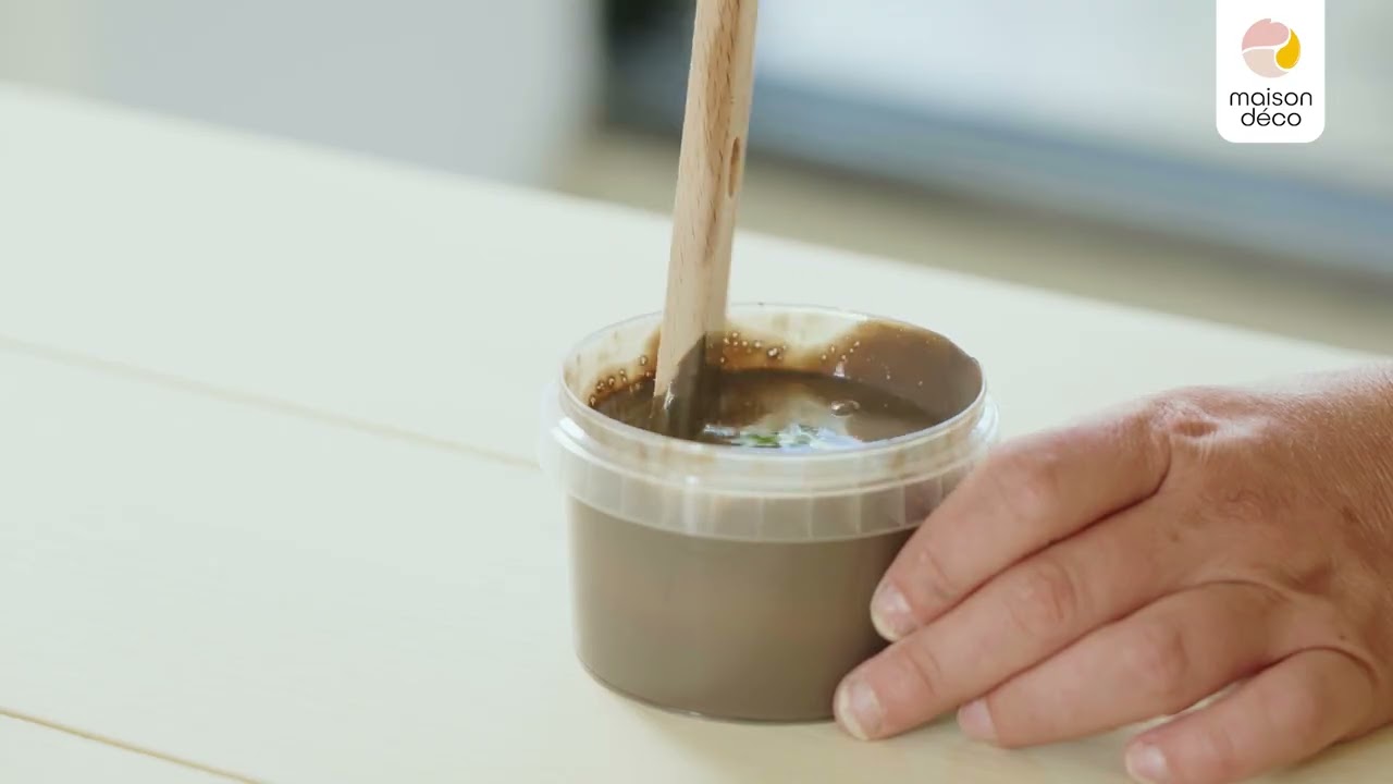 D&eacute;monstration - Tutoriel de la PEINTURE RELOOK BOIS pour un EFFET BOIS