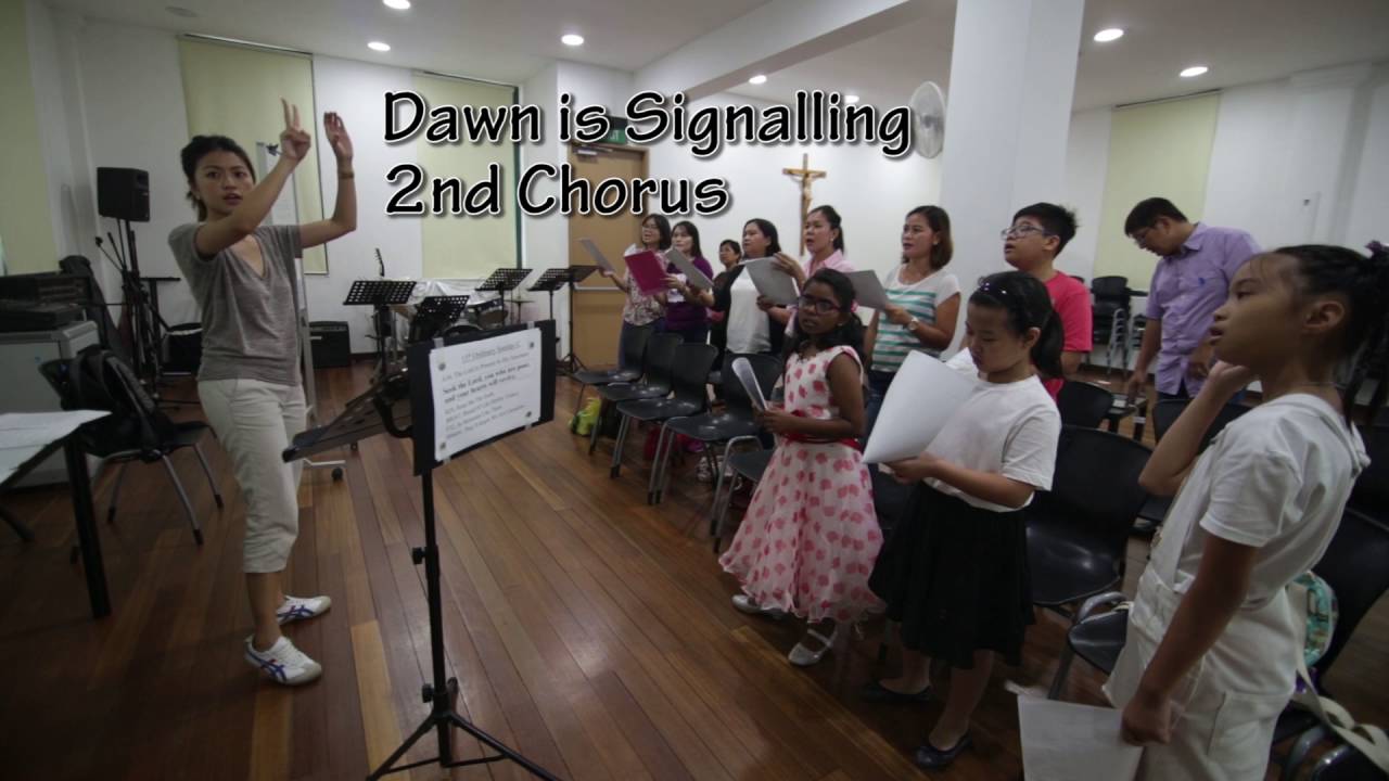 The Lord Is Present In His Sanctuary With Arrangement