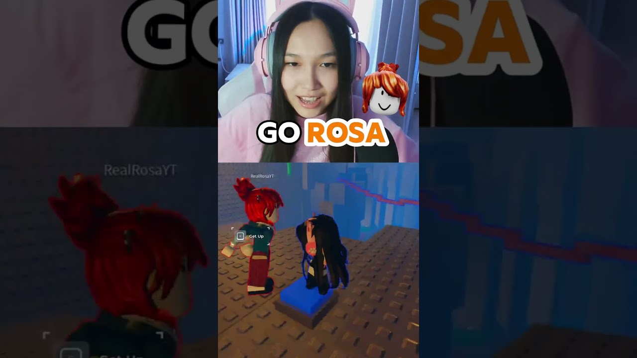 Было так весело играть с Розой!!🤩👀 #roblox #2playerobby