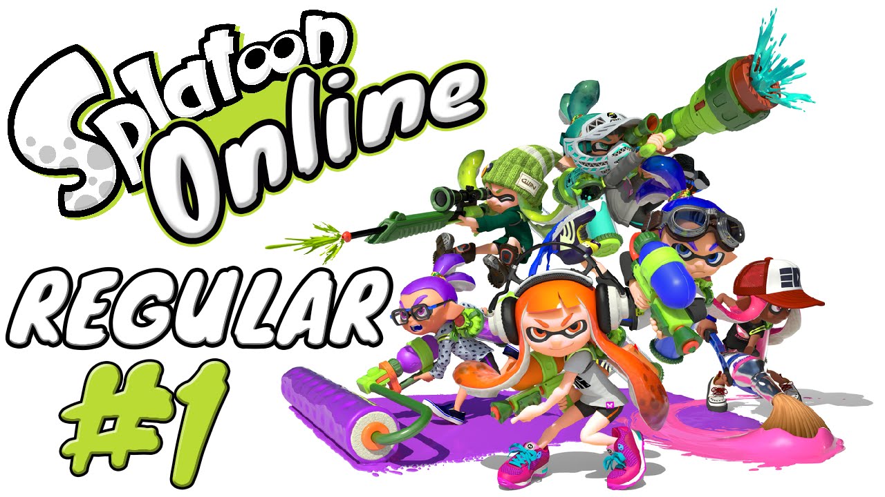 SPLATOON!! Online Regular Matches #1 (LVL 1-6)