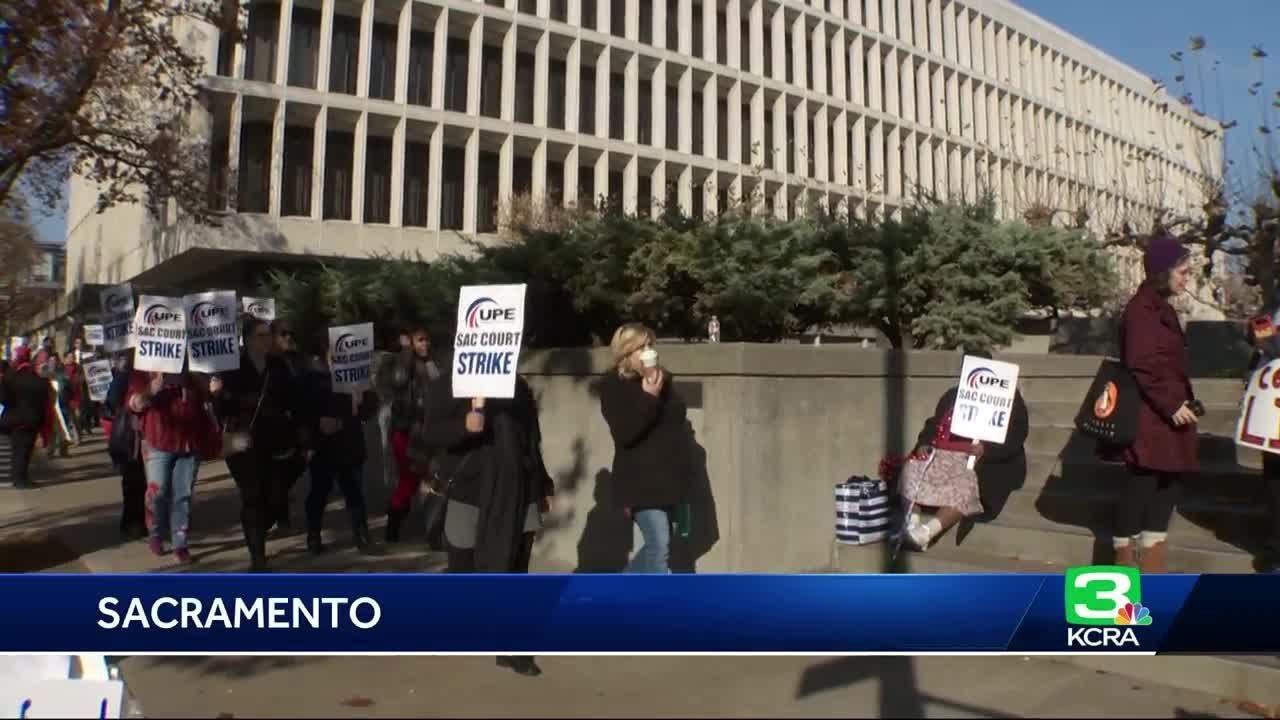 Sac County Court Workers Strike Over Cost Of Living Increase