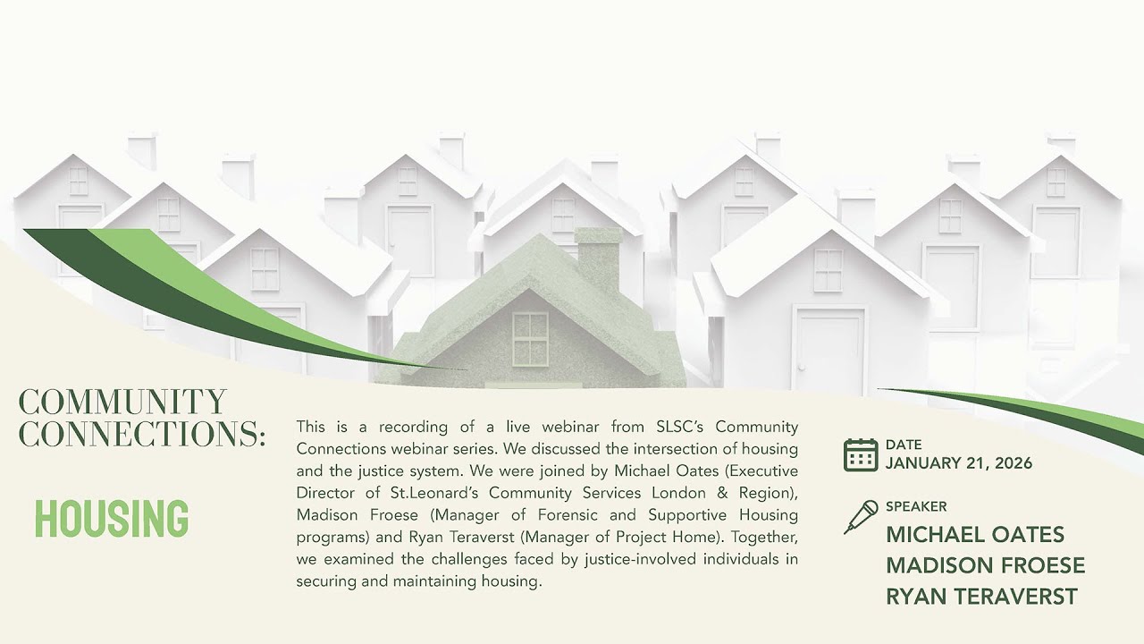 SLSC Webinar: Intersection of Housing and the Justice System