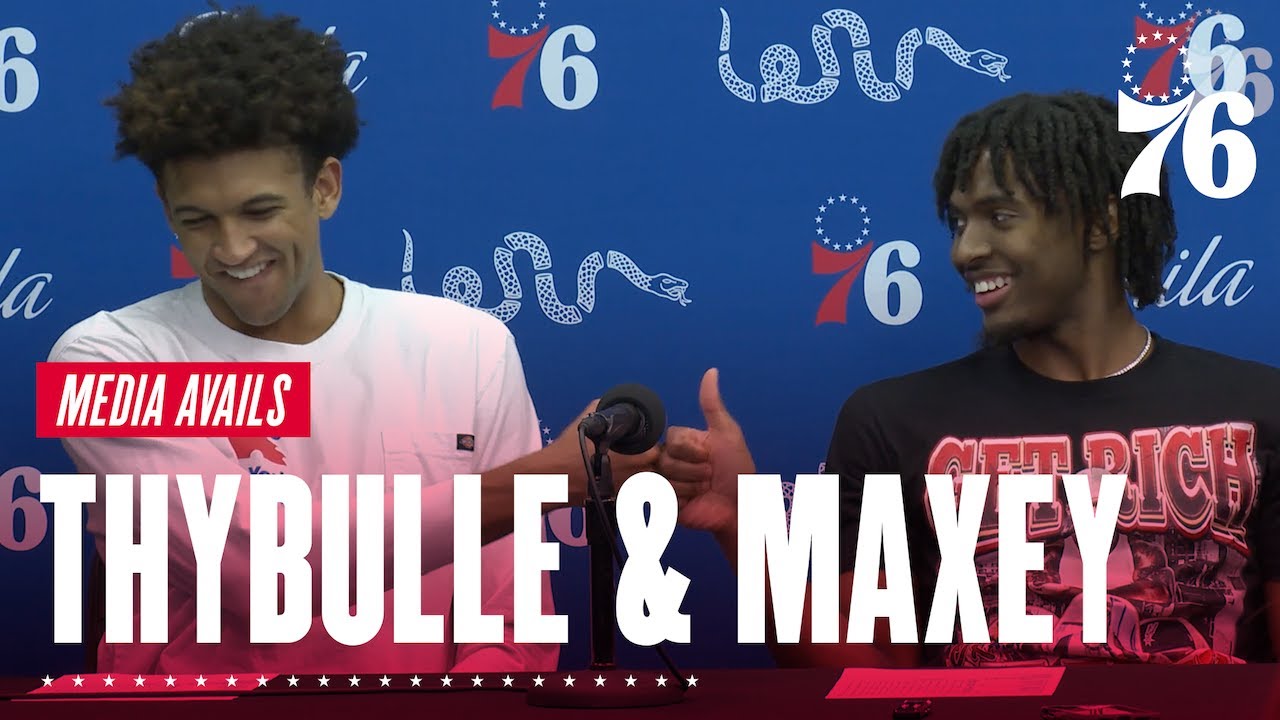 Matisse Thybulle & Tyrese Maxey Talk Defense and Teamwork (10.30.21)