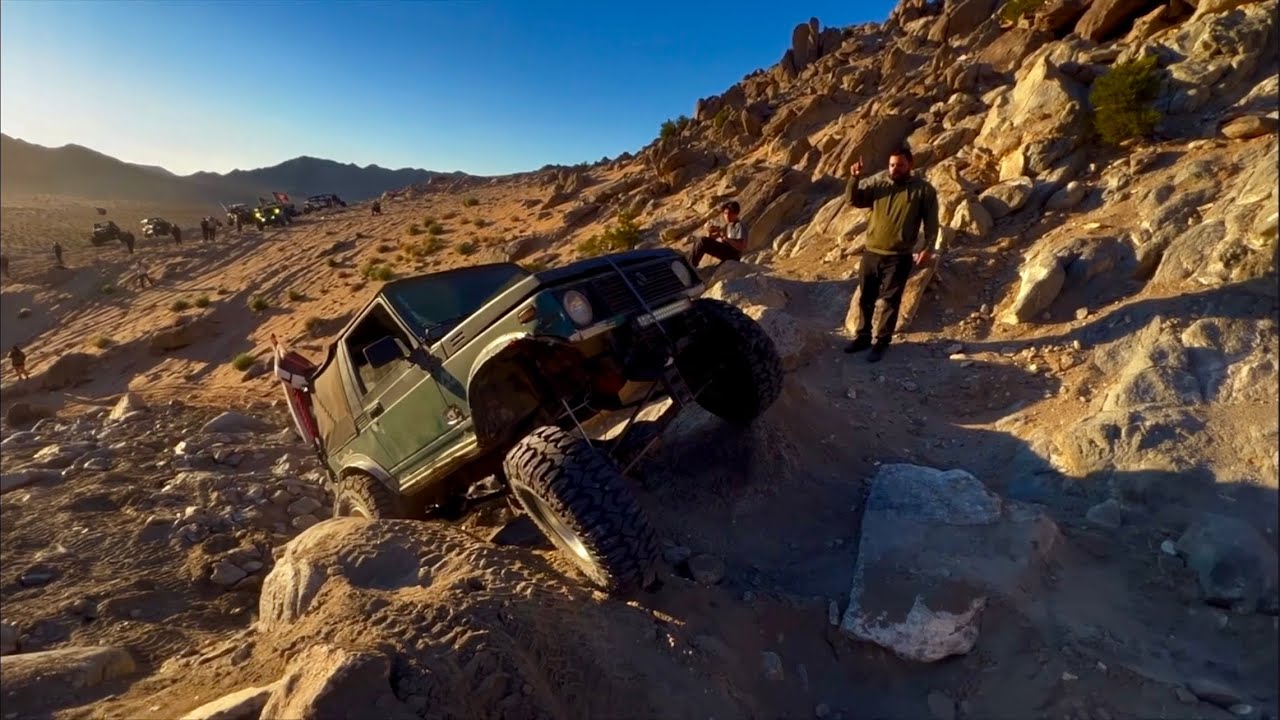 King of the hammers Suzuki samurai goes up chocolate thunder hard lines!
