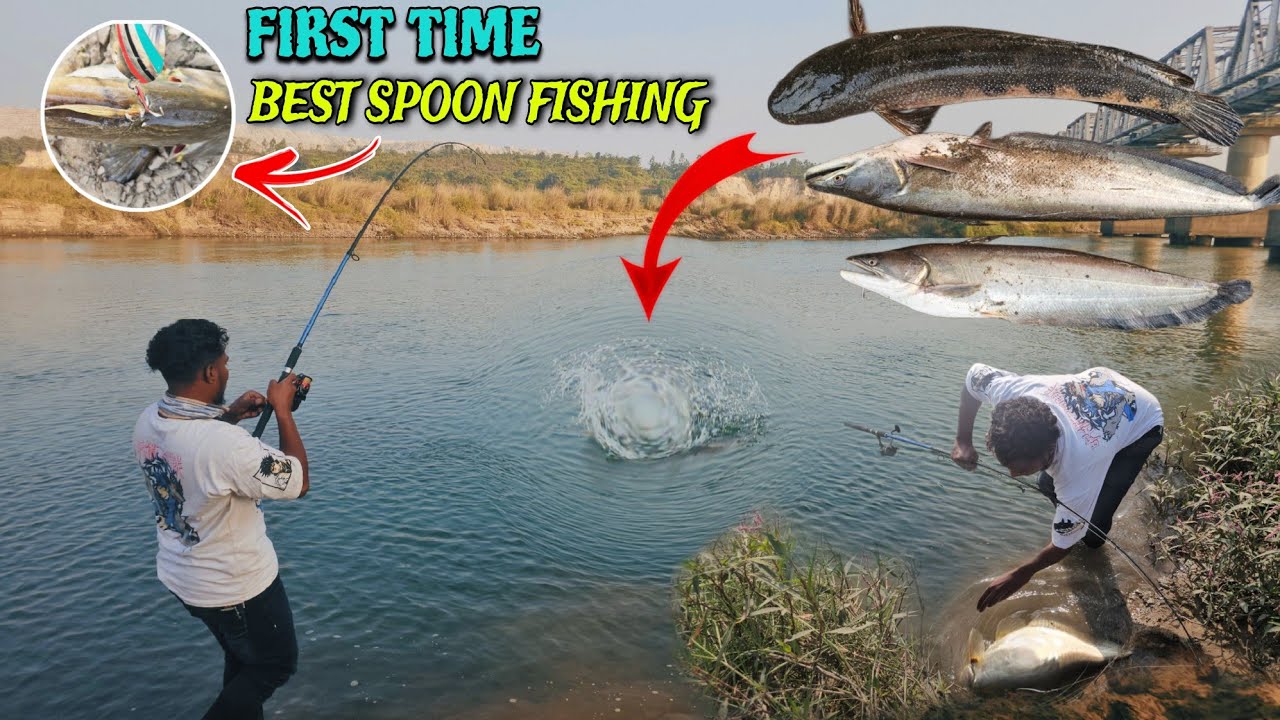 अरे बापरे! 😱🔥 Spoon lure पे इतने सारे अटैक || Spoon Fishing || Big catching WallagoAttu & Snakehead 