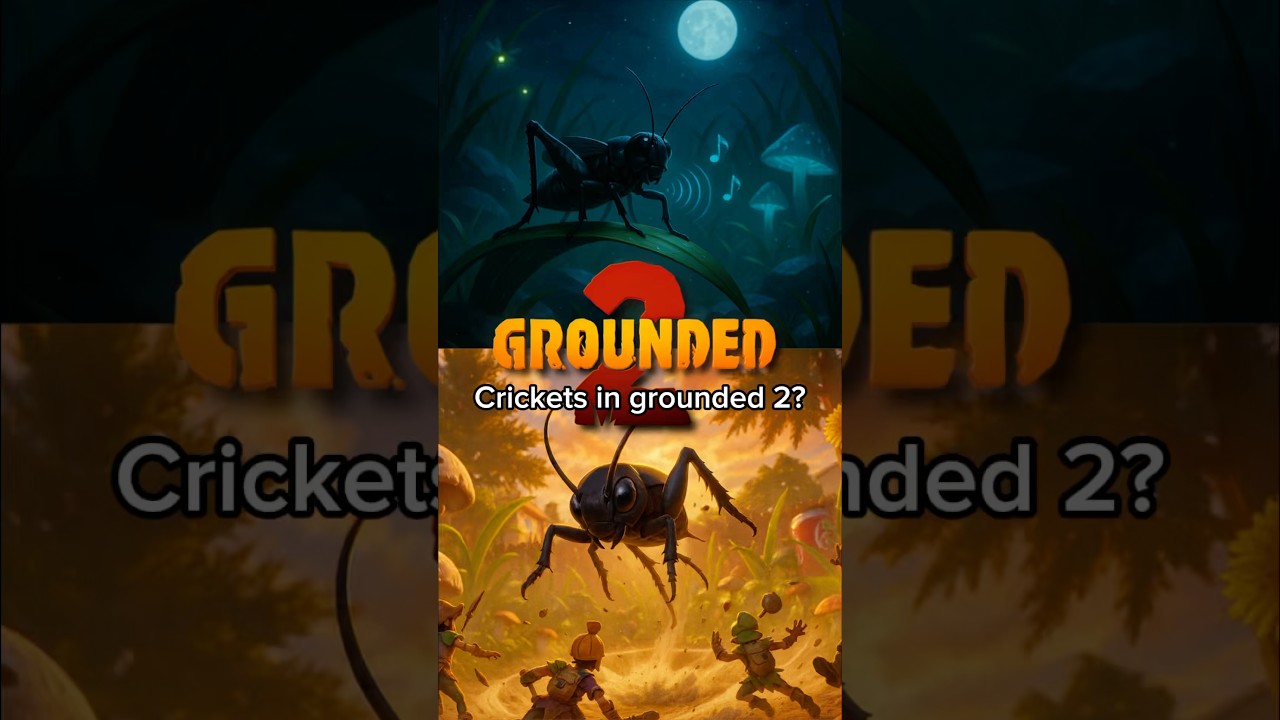 Crickets are confirmed! Grounded 2 🦗
