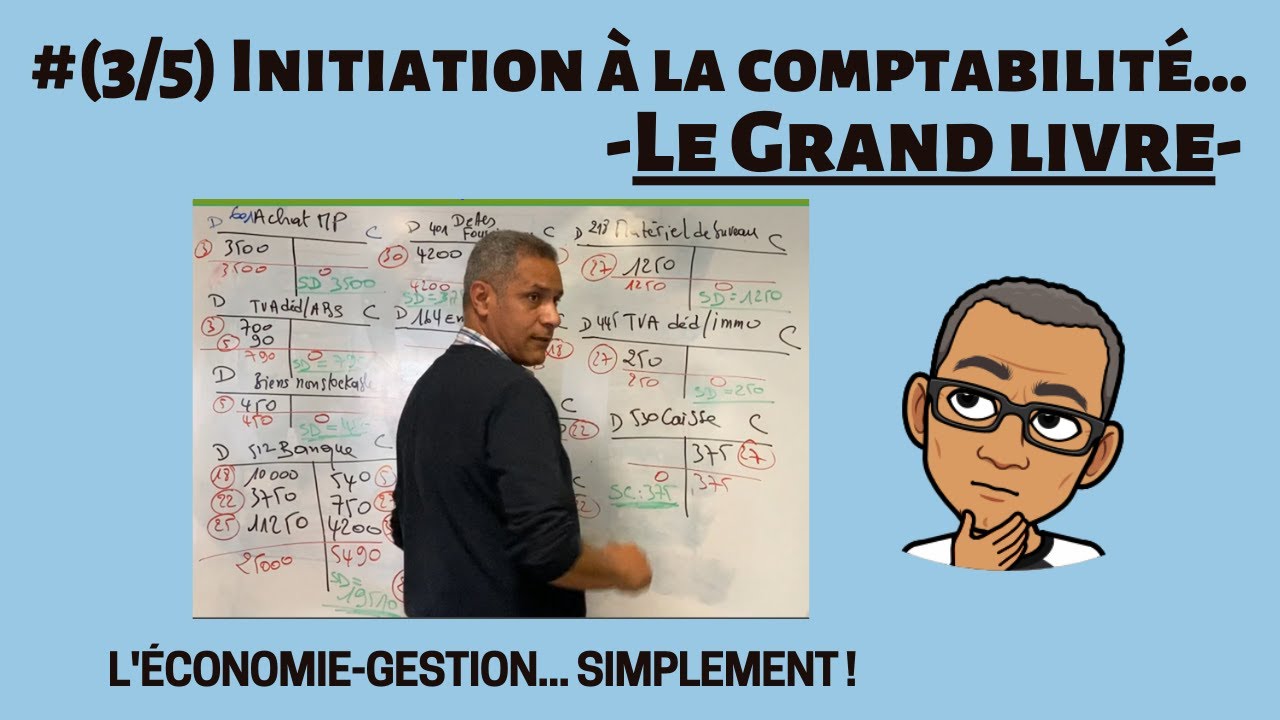 #3/5 - Initiation à la comptabilité (GRAND LIVRE)