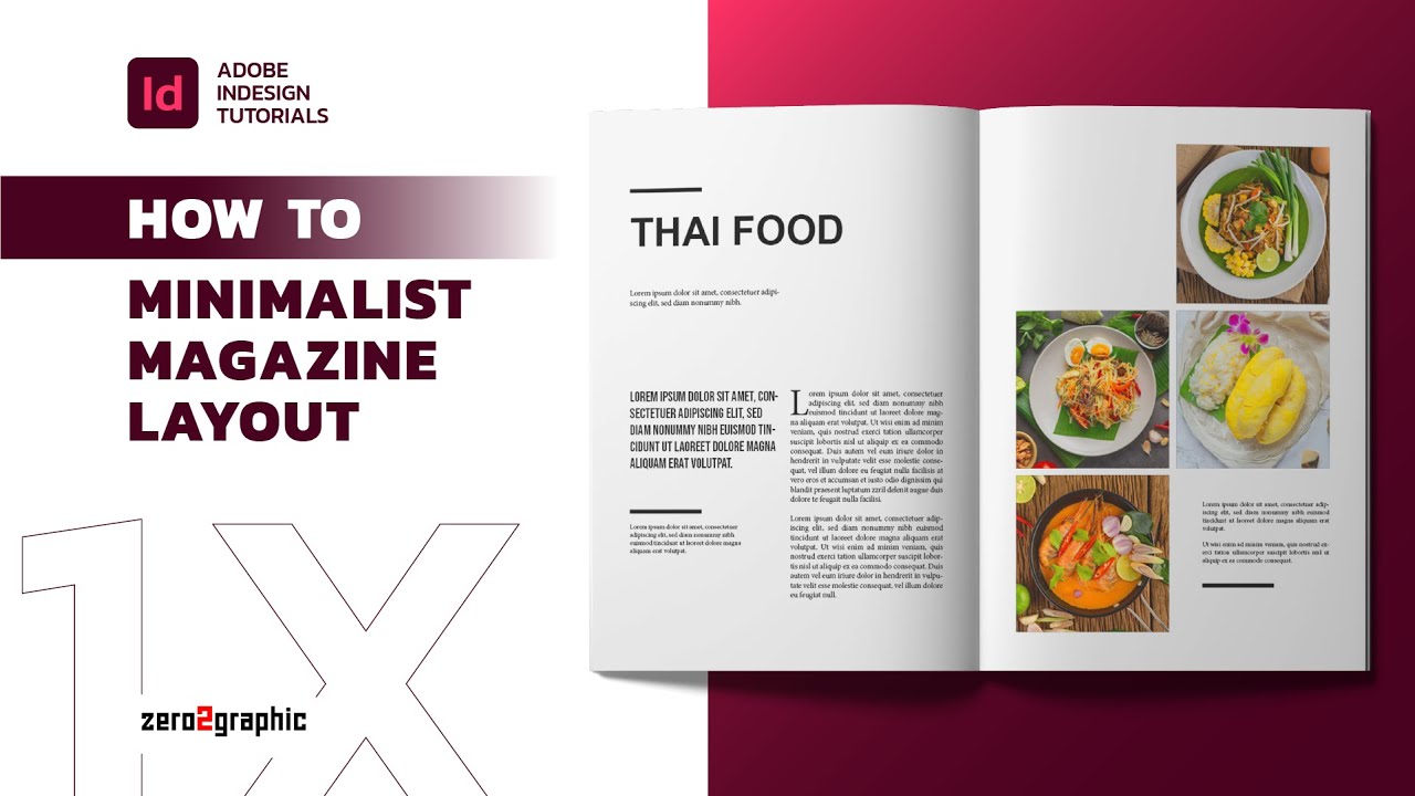 How to Basic to Create Minimalist Magazine Layout in Adobe Indesign CC 2020