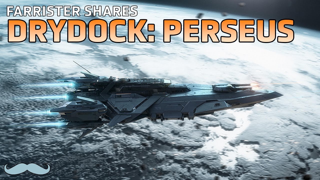 Сухой док: боевой корабль класса «Персей» | Star Citizen 4K