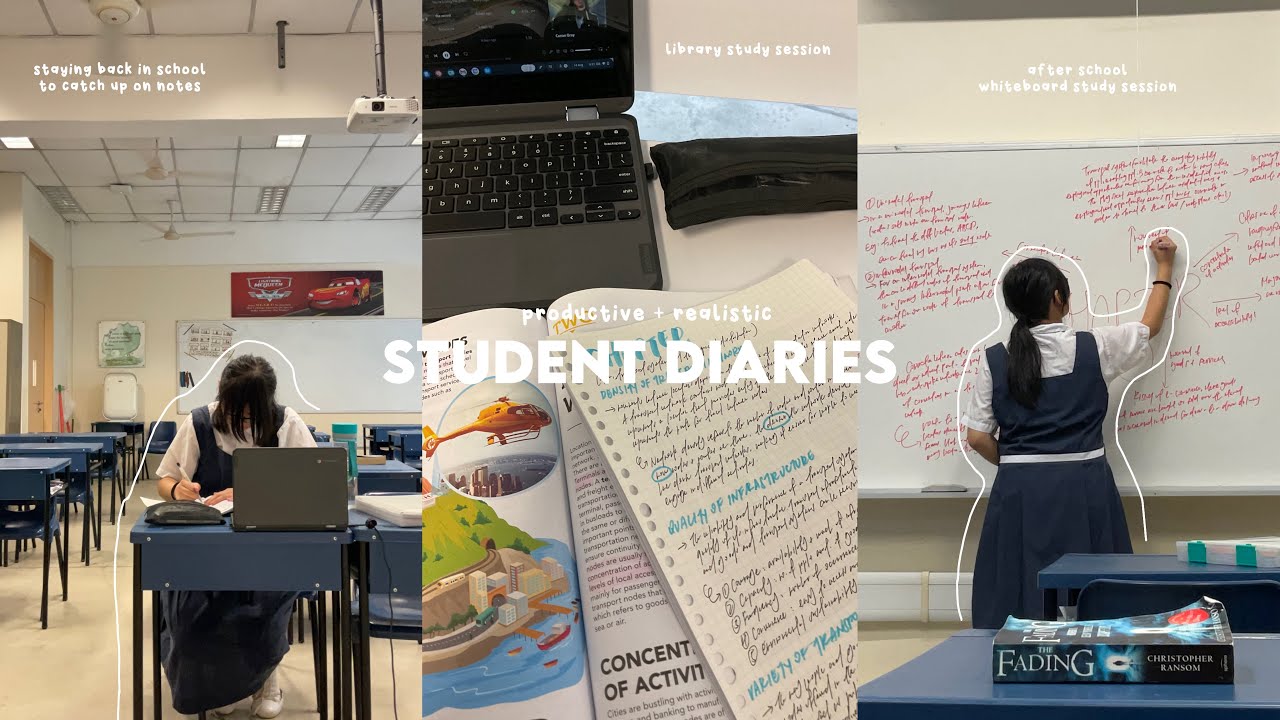 PRODUCTIVE STUDY VLOG ౨ৎ: studying, library sessions, midterm grade reveal, school life