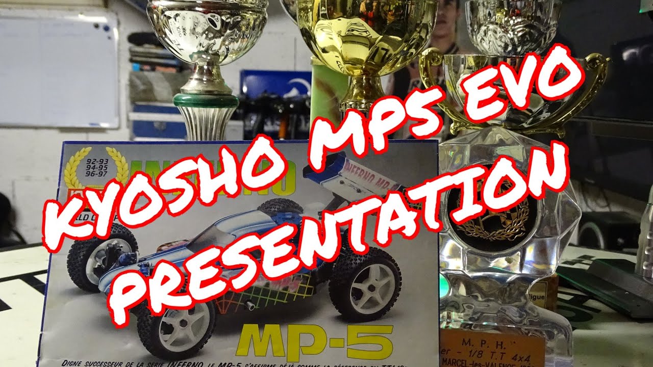 Kyosho MP5 Evo, présentation ( modèle réduit vintage )