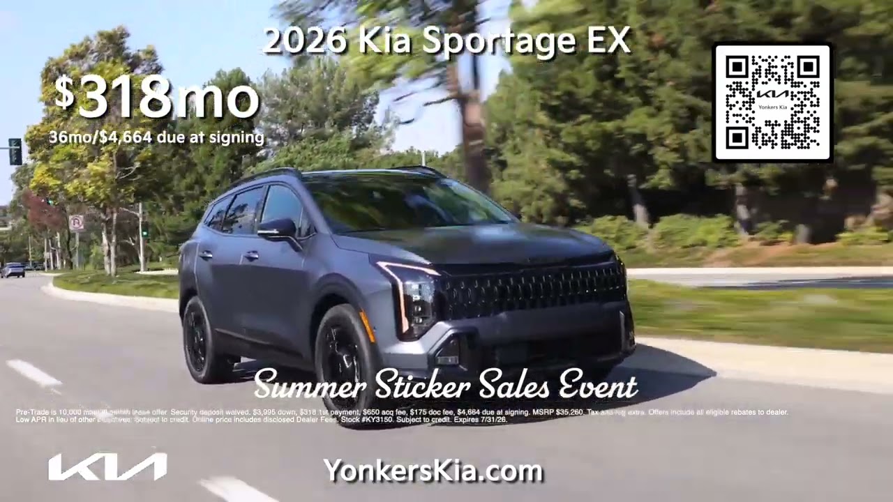 Летняя распродажа автомобилей в Yonkers Kia уже началась!