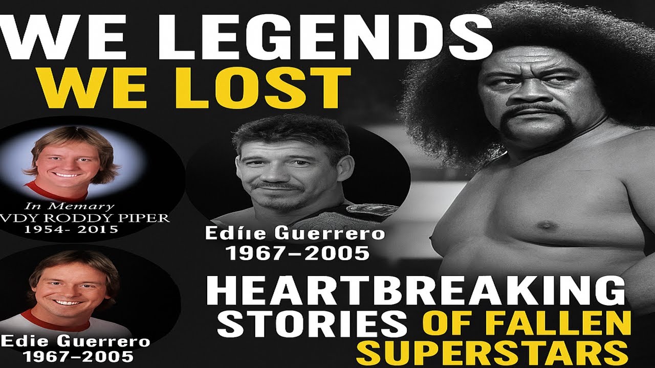 "WWE Legends We Lost – Heartbreaking Stories of Fallen Superstars" 🕊️💔RIP