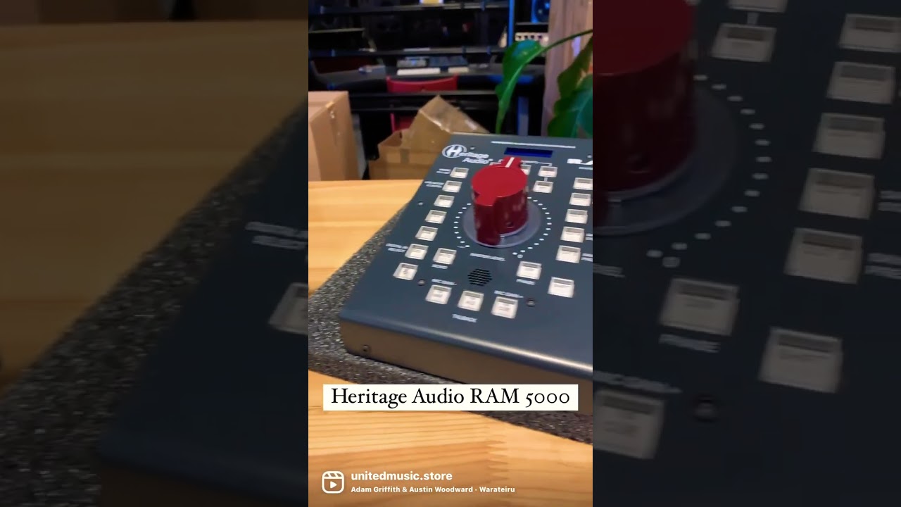 Heritage Audio RAM 5000 🎛#HeritageAudio #monitorcontoller #proaudio #studiogear #UnitedMusic