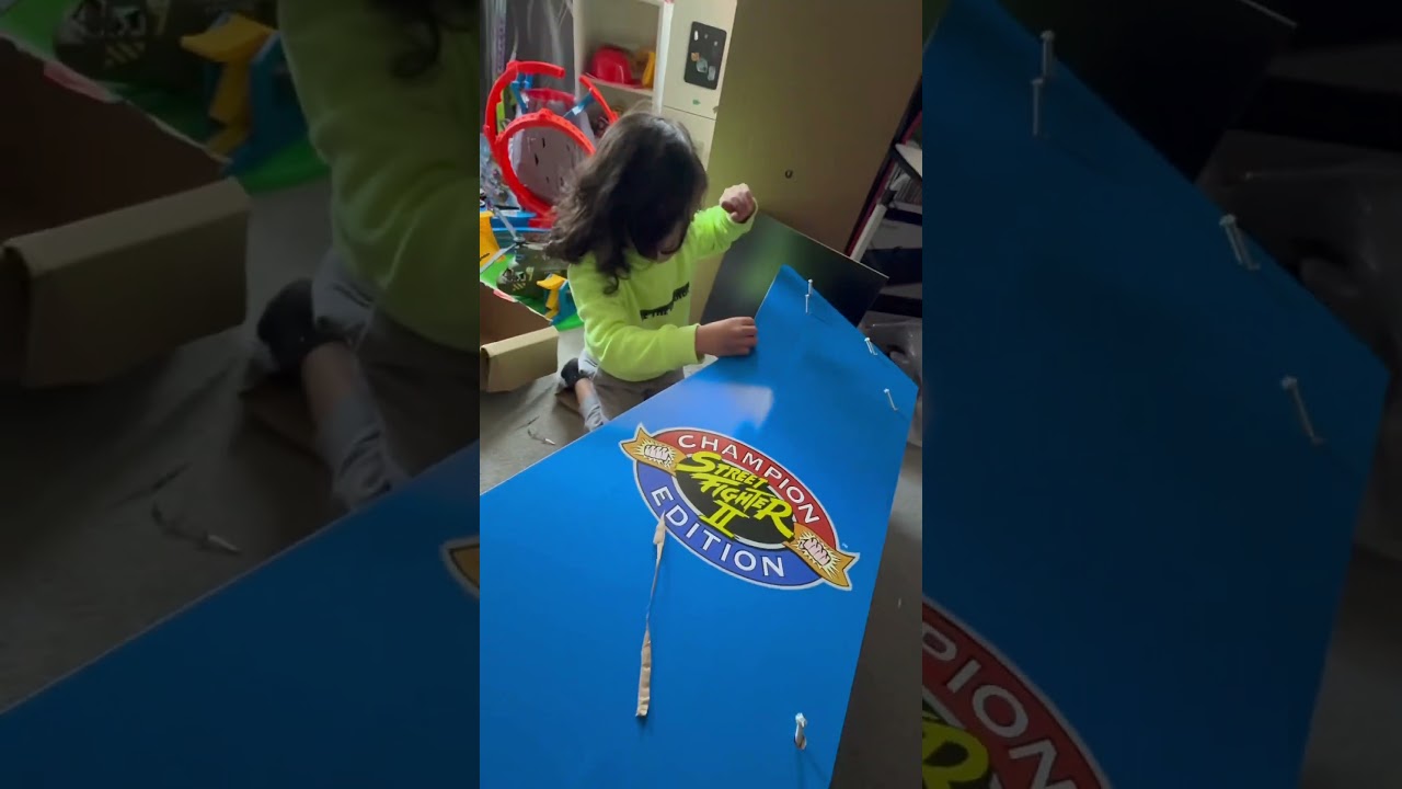 Arcade 1Up Street Fighter II Big Blue Arcade + Stool Unboxing #teamrainuk🇬🇧🇵🇭 #arcade1up #sf2