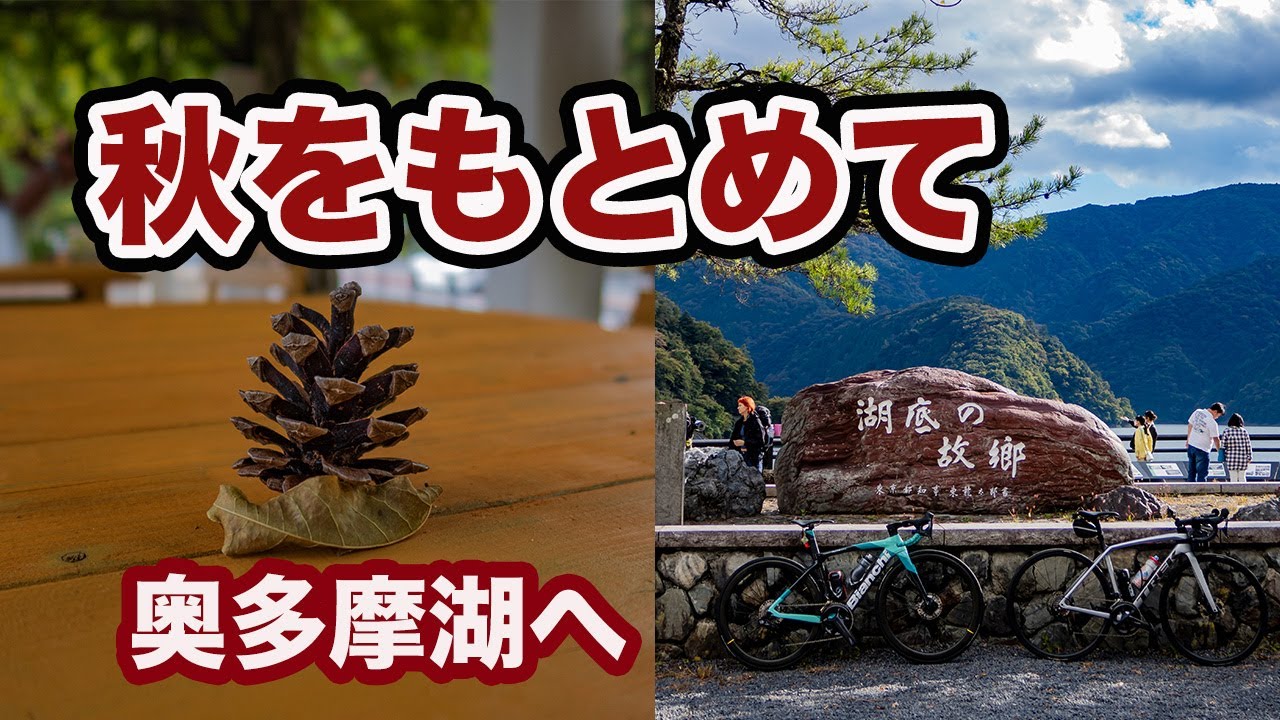 ロードバイクで奥多摩湖へ！秋をもとめてゆるりとサイクリングしてきました！