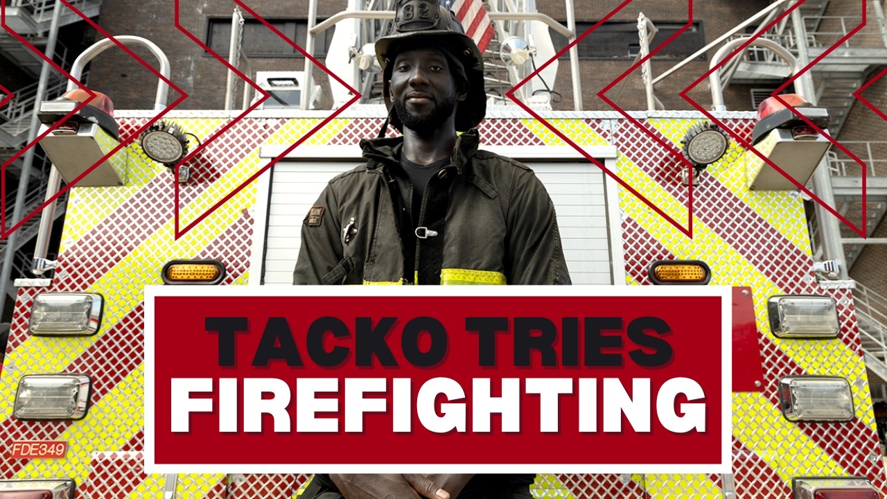 Tacko Tries Firefighting 🚒🔥 | 7’6” Tacko Fall Trains With Chicago Fire Department!