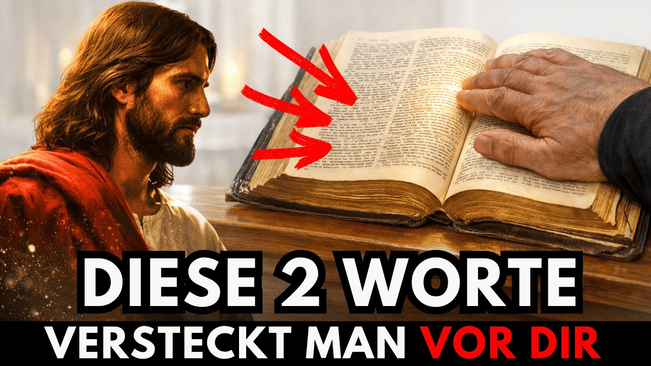 Die 2 Worte von Jesus, die heute zensiert werden