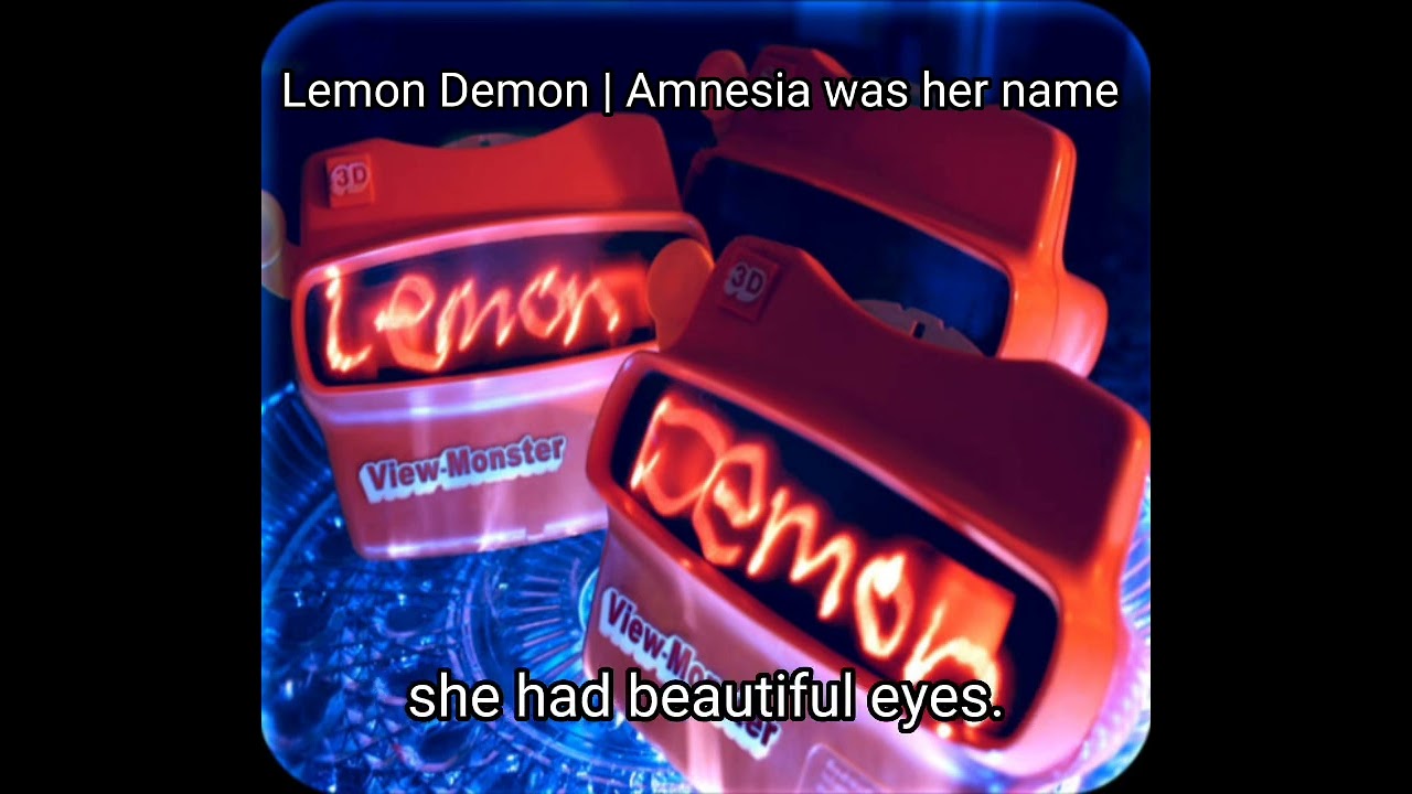 Lemon Demon | Amnesia was her name (Lyrics on screen)