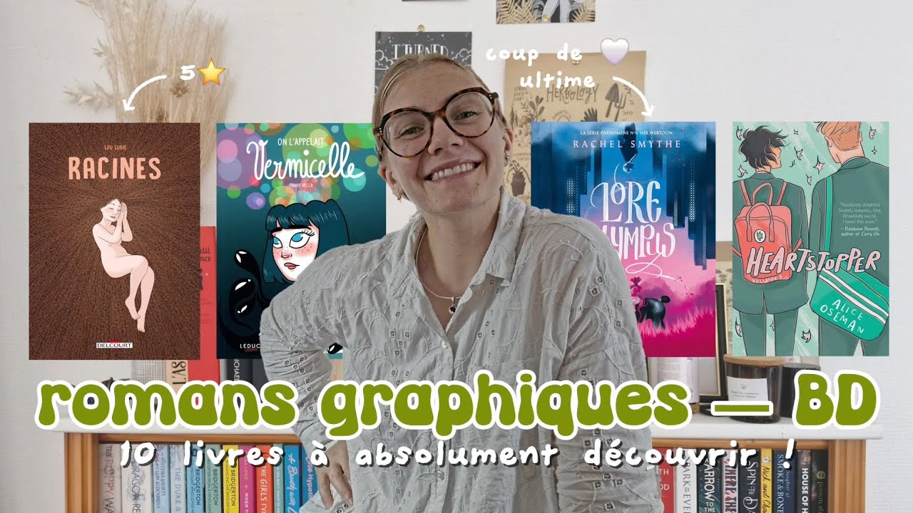 10 recommandations de romans graphiques 🖌📘 contemporain, SF, réécriture de mythes, jeunesse,...