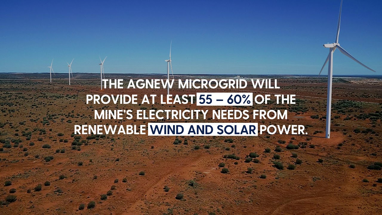 Energy initiatives at our Agnew and Granny Smith mines in Australia