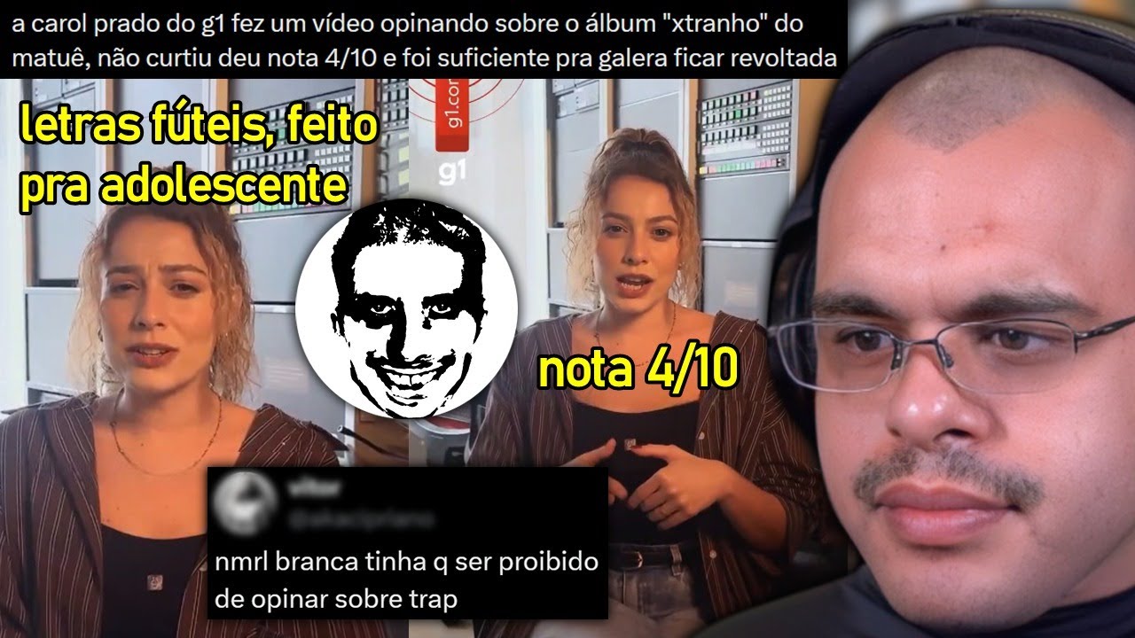 JORNALISTA DO G1 CRITICA ÁLBUM NOVO DO MATUÊ E É ATACADA PELOS FÃS DO RAPPER