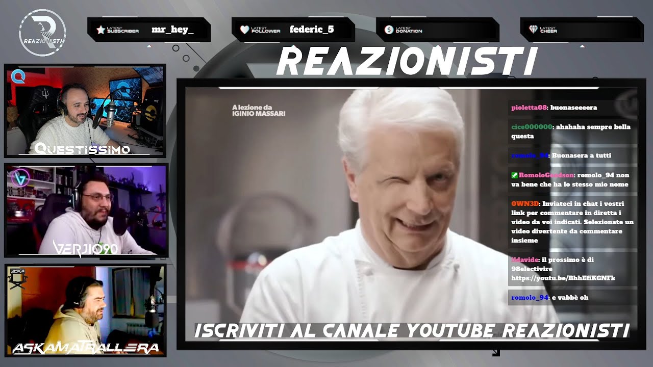 EP. 17 - REACTION YTP Iginio Massari lascia Master Chef per andare a preparare degli ottimi bignè