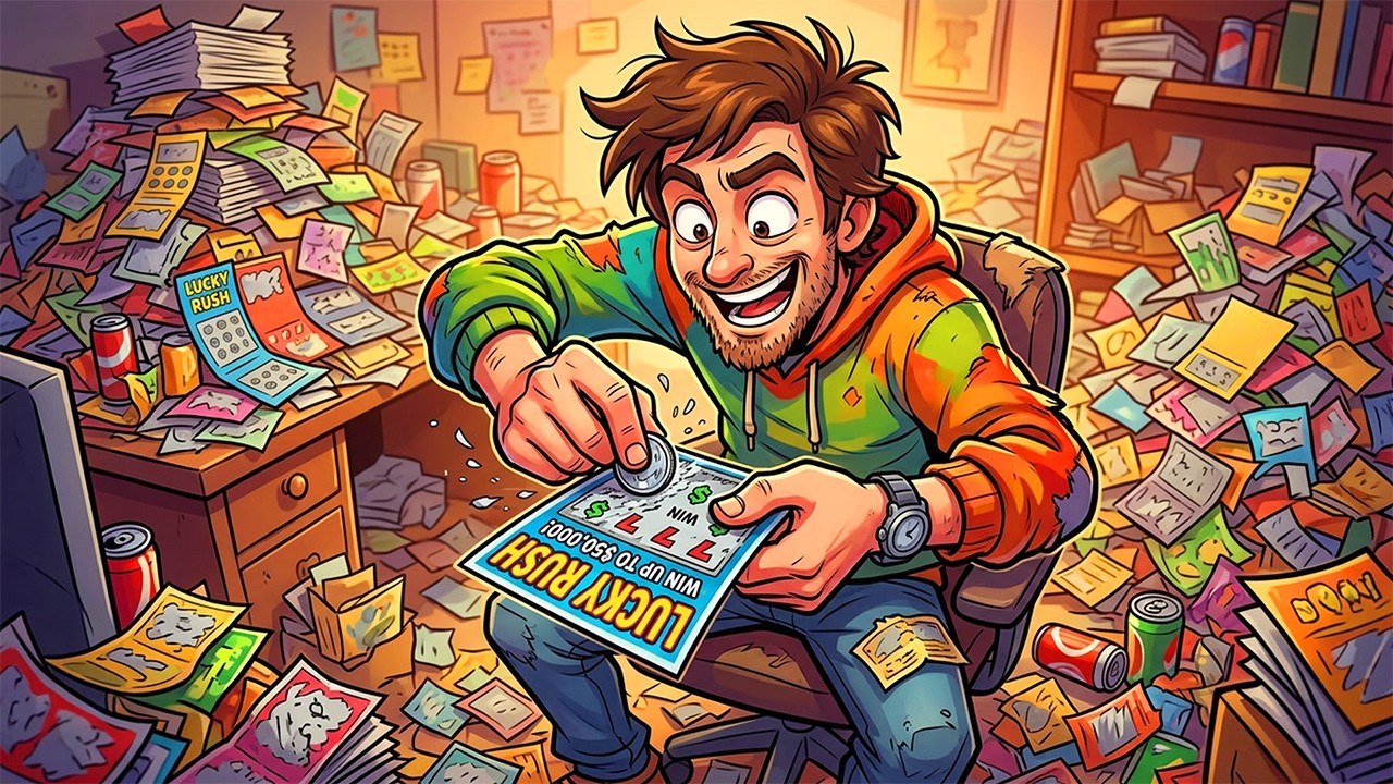 A Game About Quitting Your Job To Play Scratch Offs and It's Good! - Scritchy Scratchy