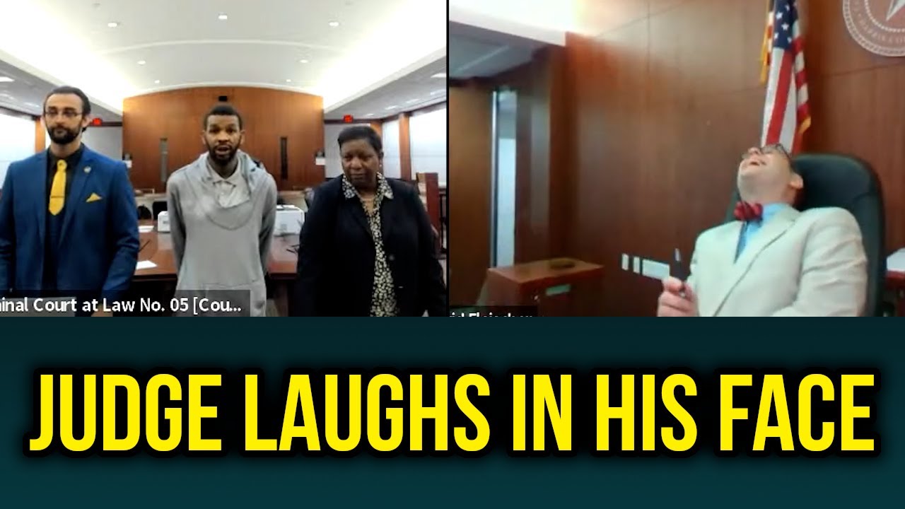 Judge Laughs in Man’s Face When He Asks to Be Released