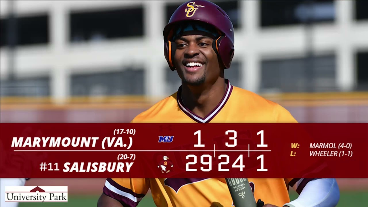Salisbury Baseball Highlights vs. Marymount & Stevenson | Apr. 11-12, 2022