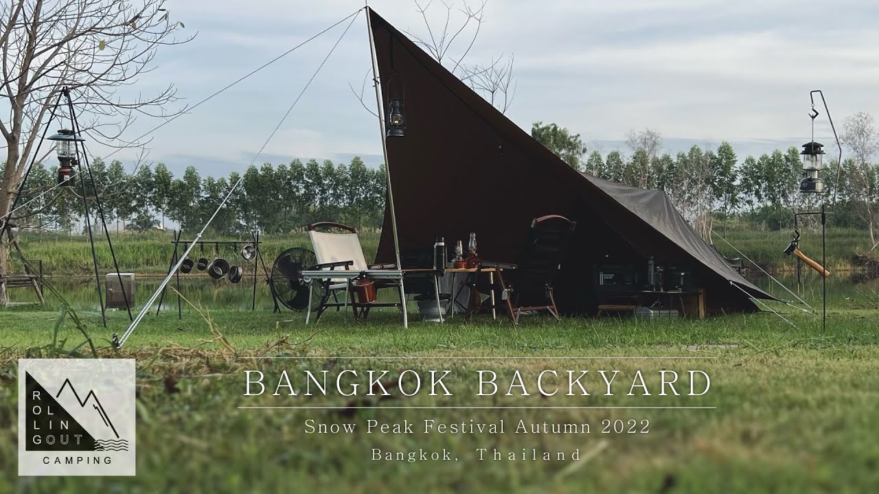 ROLLING OUT CAMPING / Snow Peak Hexa Ease 1 / Snow Peak Festival Autumn 2022 Thailand
