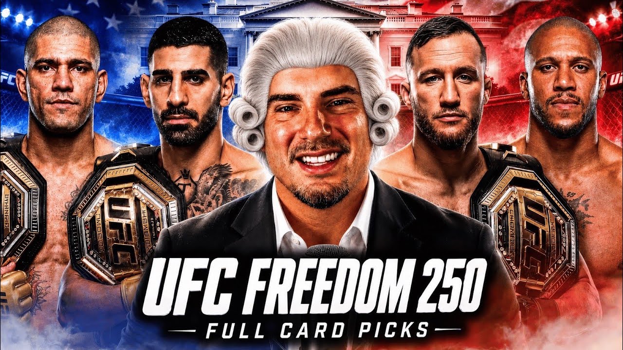 UFC Freedom 250 FULL CARD Predictions