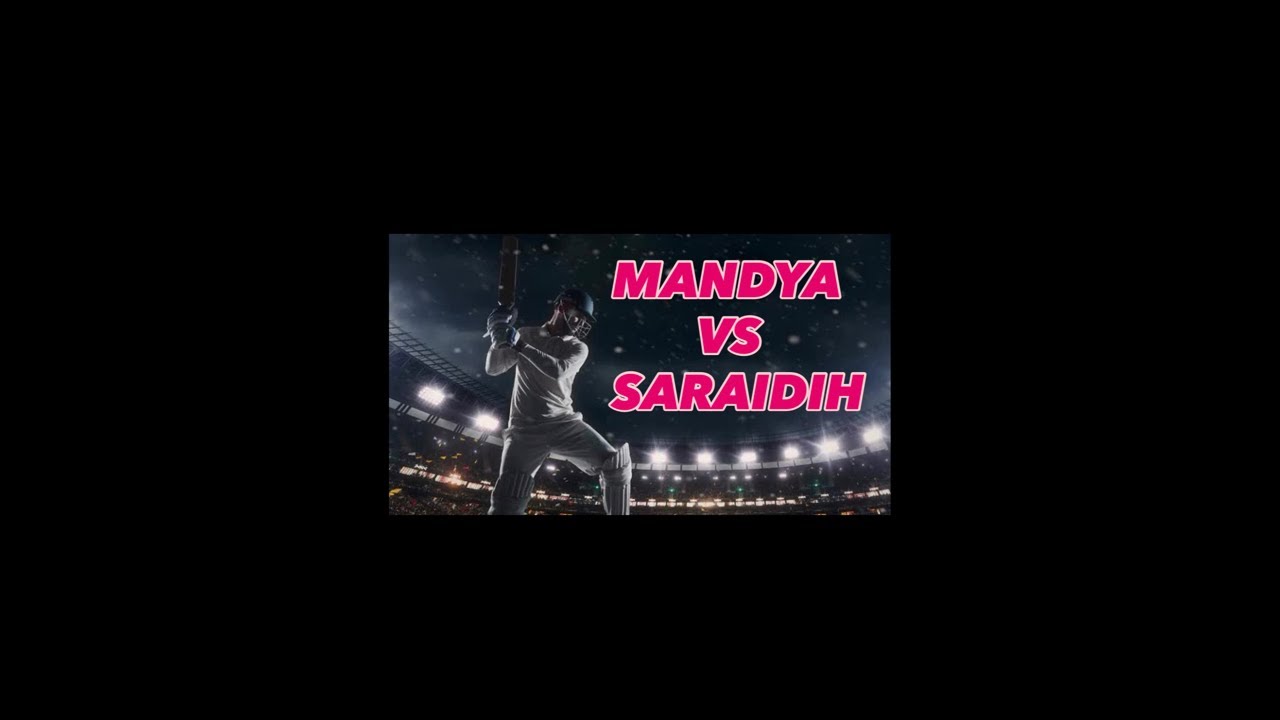 MANDYA VS SARAIDIH BATING BY MANDYA #Cricket