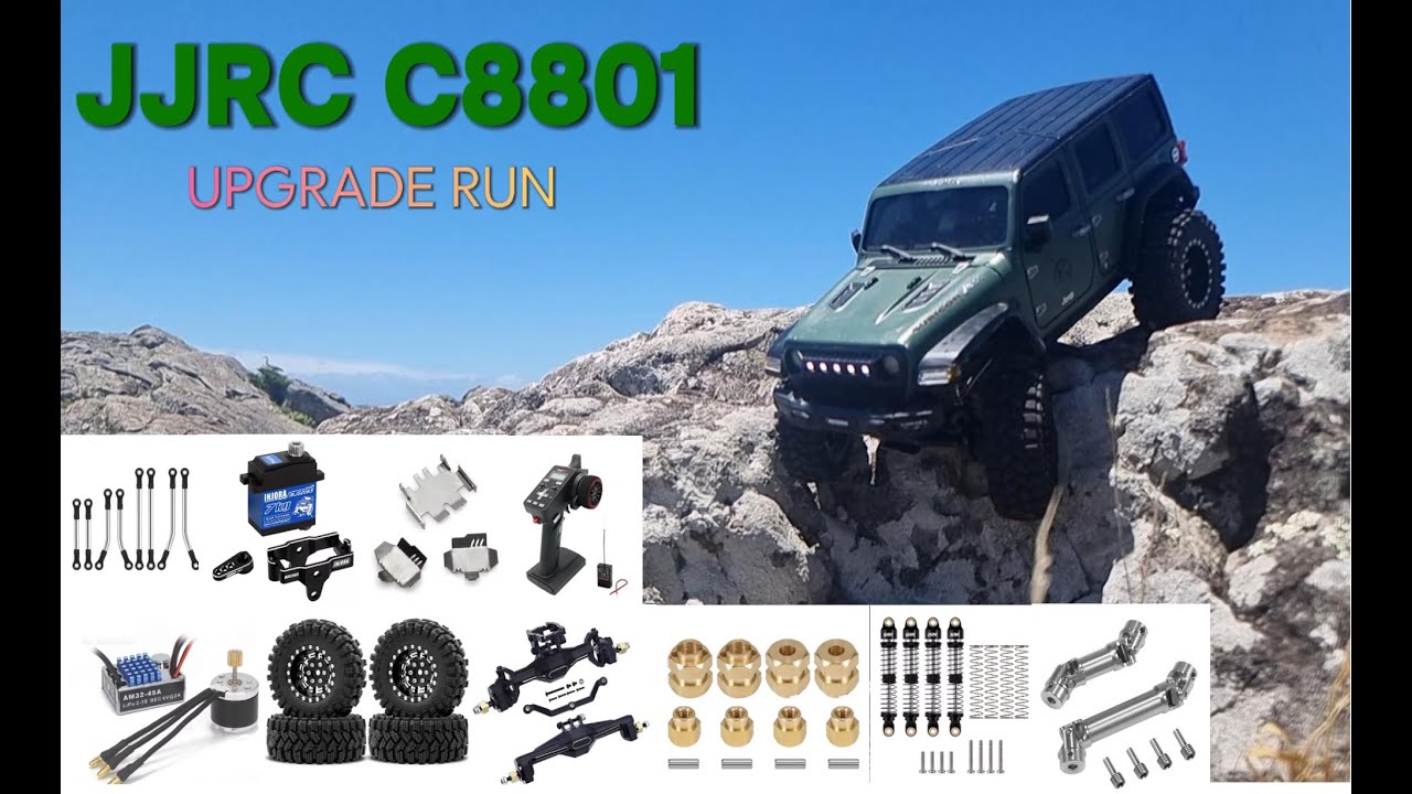 JJRC C8801(TRX4M CLONE) Upgrade Driving