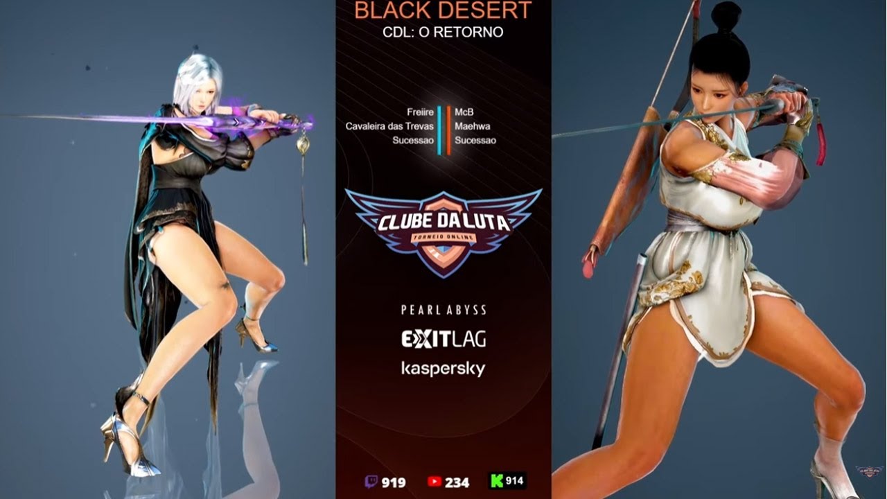 BLACK DESERT PVP - Freiire (Dark Night Sucession) vs. McB (Maehwa Sucession)