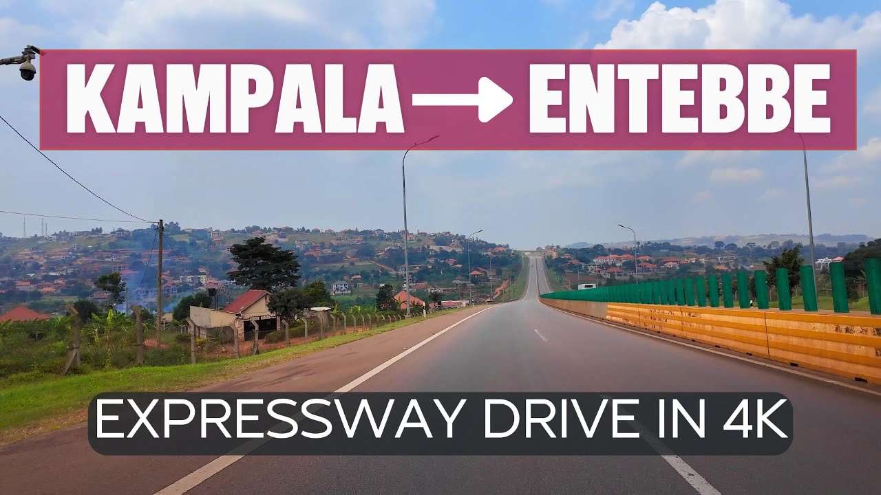 Kampala to Entebbe 🇺🇬 Daytime Drive via the Expressway 