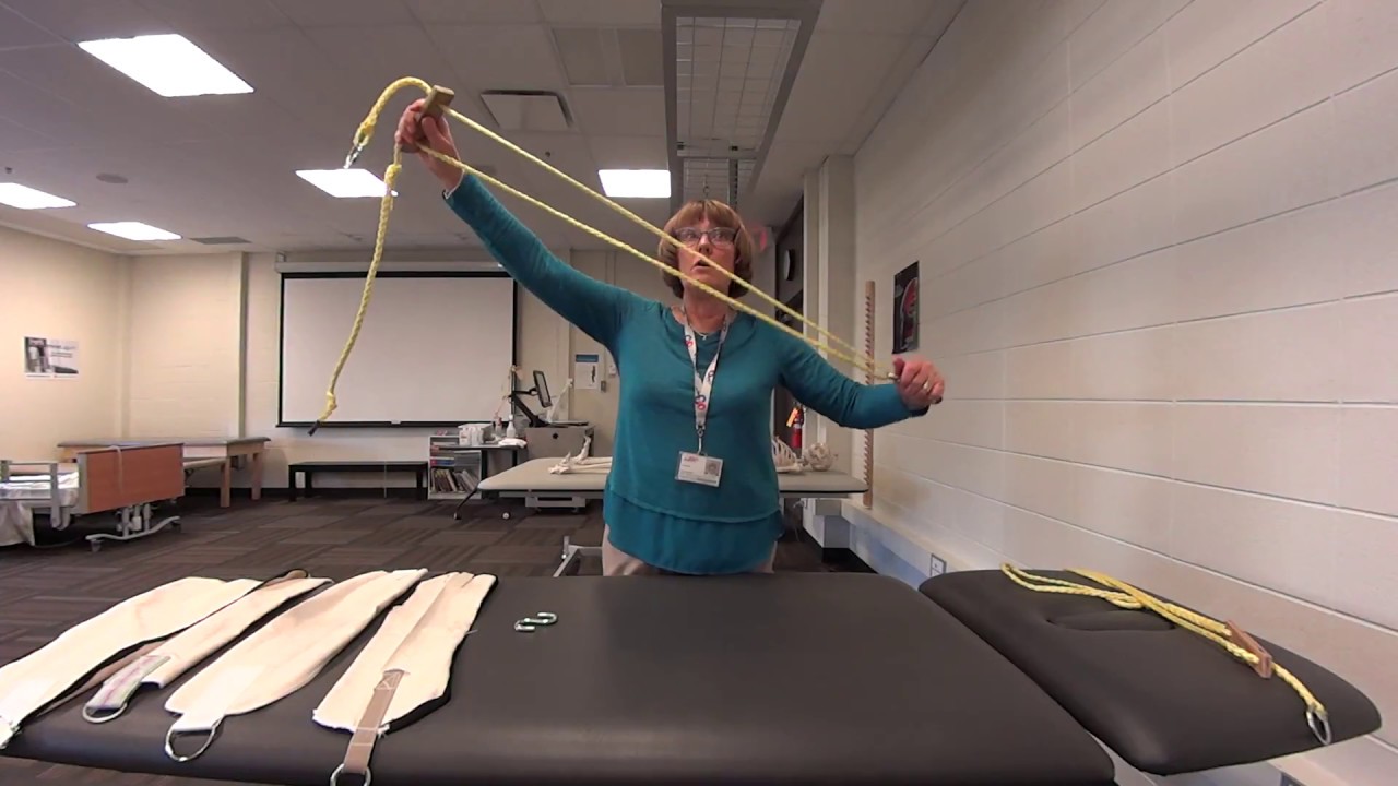 Slings and ropes for AAROM
