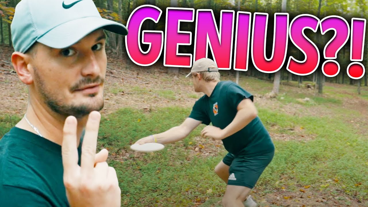 Is Hunter a Disc Golf Genius for This Strategy?! | Chip-locked Disc Golf