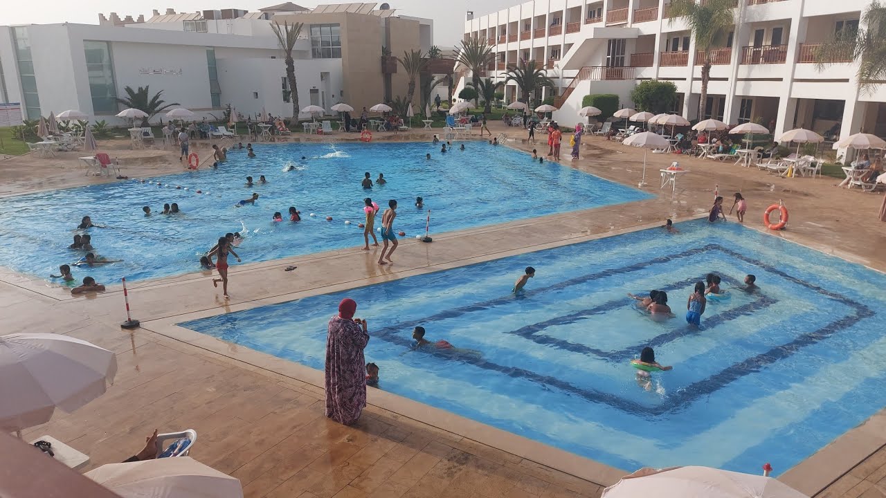 متعة الصيف بمدينة أكادير🏖 (مركب وزارة العدل )