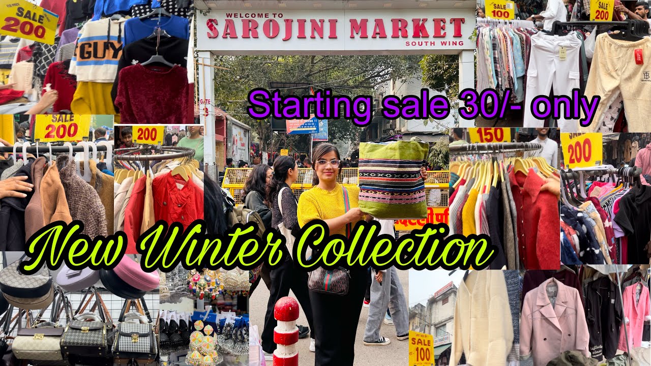 Sarojini Nagar Market Monday Collection || Cheapest Market in Delhi || Sale 50, 100, 150, 200 only😍