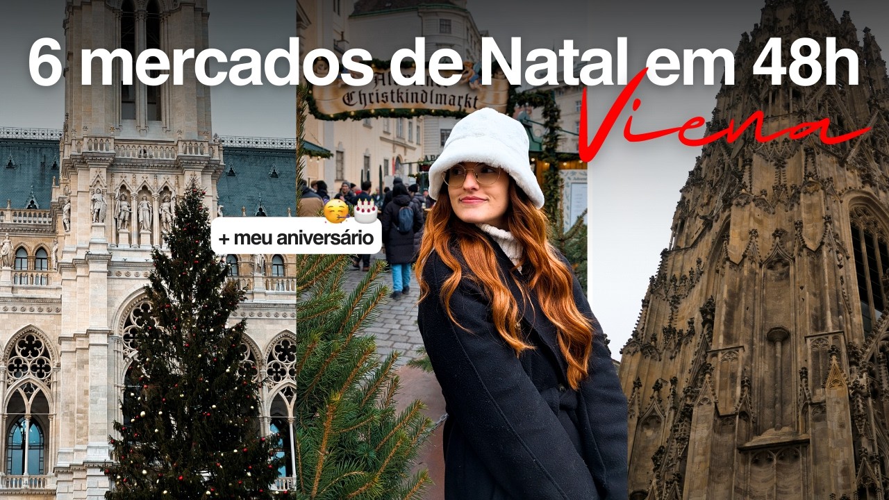 Meu aniversário em Viena 🎂 6 mercados de Natal em 48h (QUAL O MELHOR?)