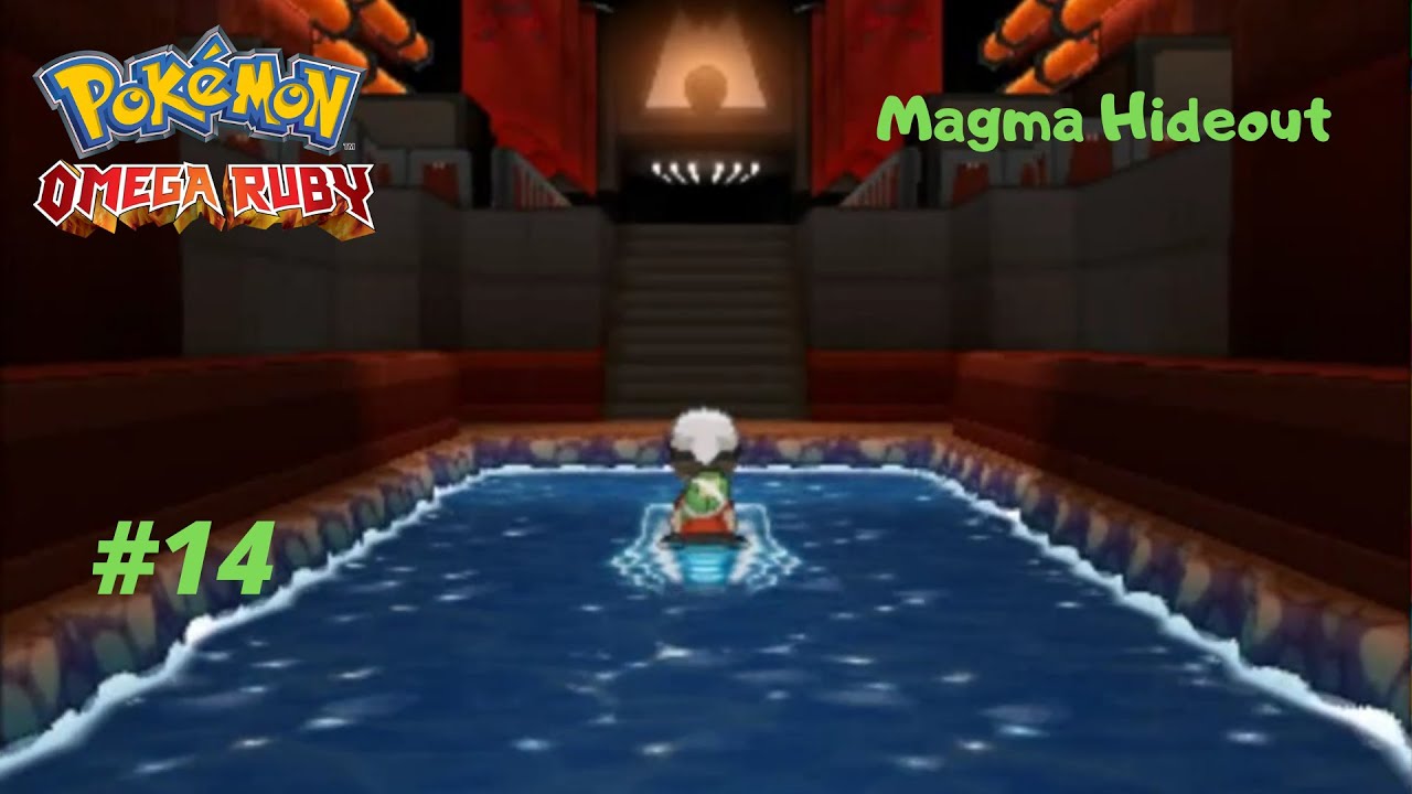 Pokemon Omega Ruby Walkthrough(PC): Team Magma Hideout  - Episode 14