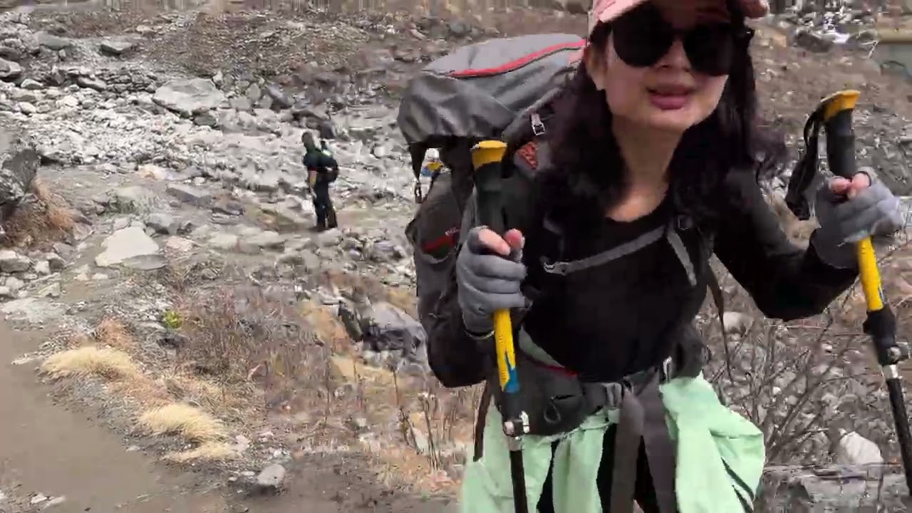 On the way to ABC #mountains #mountain #mountainswiev #nepal #travel #hiking 