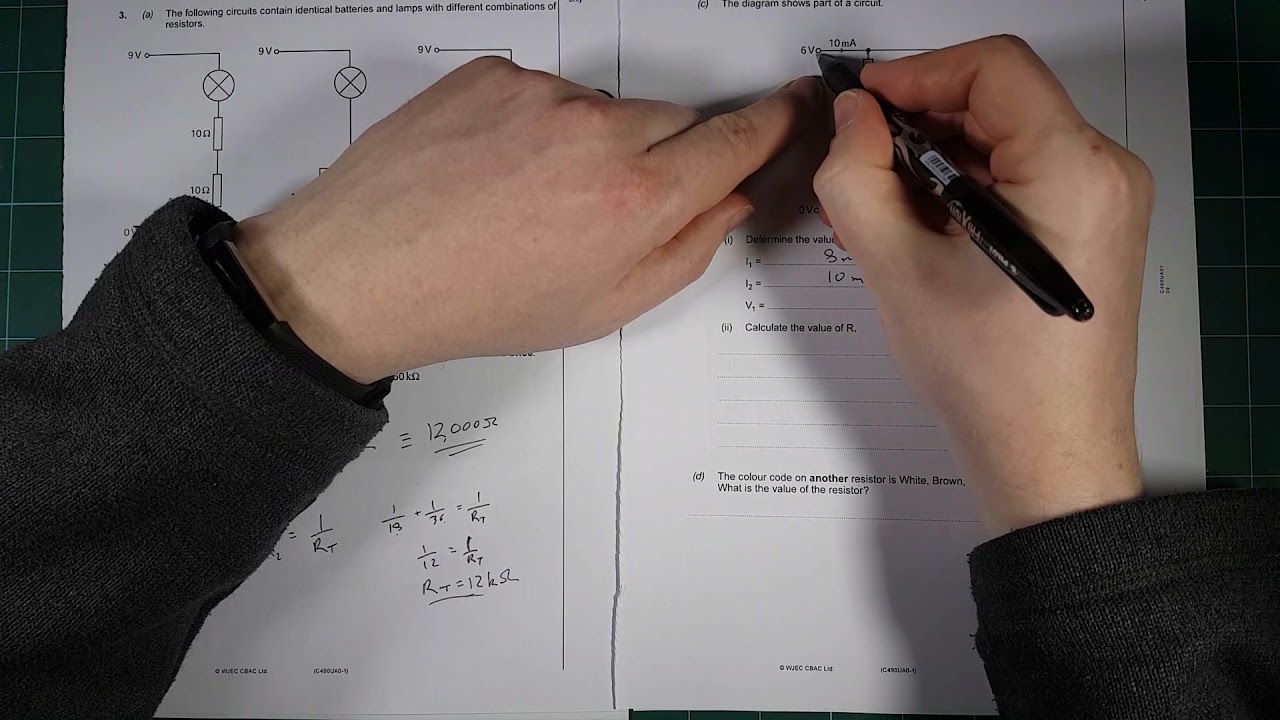 2019 EDUQAS Electronics GCSE Component 1 Solution