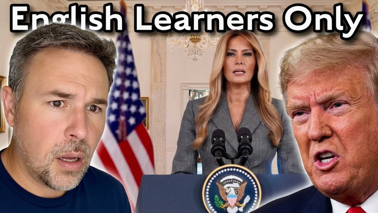 Trump&rsquo;s Wife SHOCKS the World With Surprise Speech (English You Can Use)