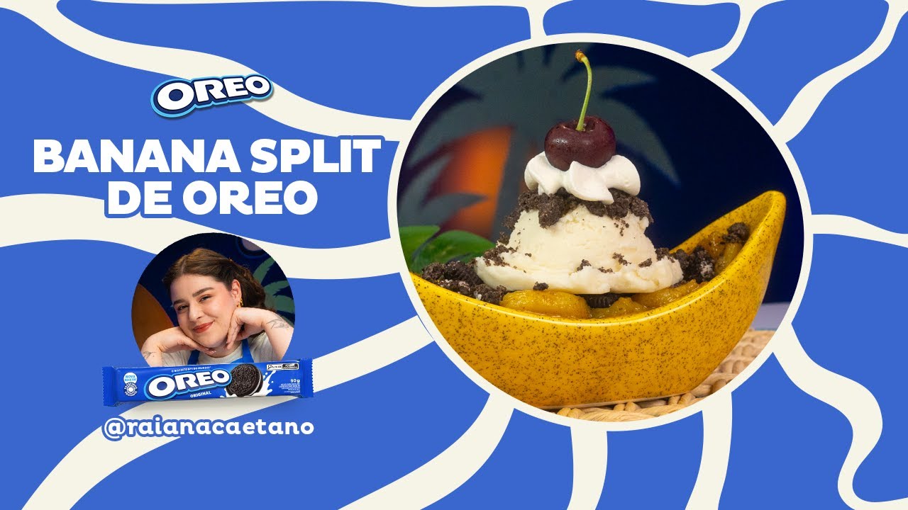 BANANA SPLIT DE OREO: PARA UM VERÃO DE DAR ÁGUA NA BOCA! 😋 @ahconfeiteira