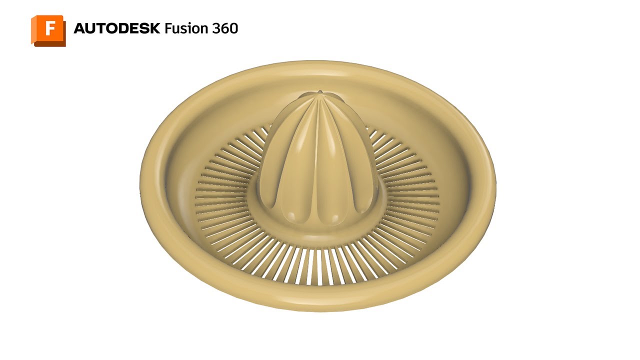 #74 榨橙汁器 【Fusion360 教程】