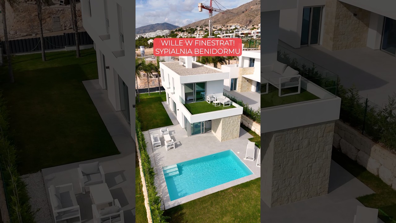 Finestrat | Nowoczesne wille z widokiem na Benidorm 🌊