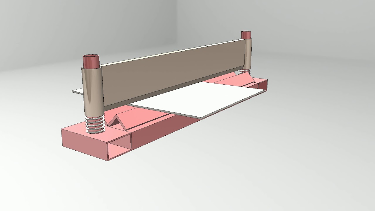 PLIEUSE A TOLE - 3D repr&eacute;sentation