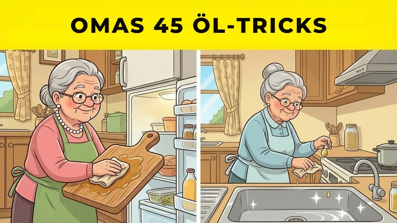 Omas 45 Öl-Tricks, Von Denen Du Dir Wünschst, Du Hättest Sie Früher Gekannt!